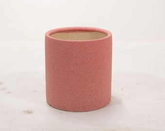 Great Value Cylinder 8" Ceramic Pots - Mid Century Modern Planter - Floor Planter - Drainage Hole - Indoor Plant Pot - Free Shipping