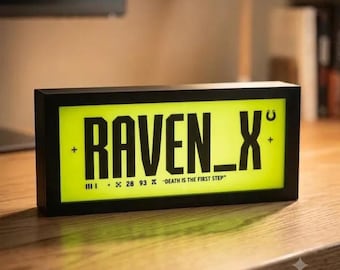 CUSTOM - Marathon Inspired LED Lightbox | Marathon game | gaming | Halo | Bungie