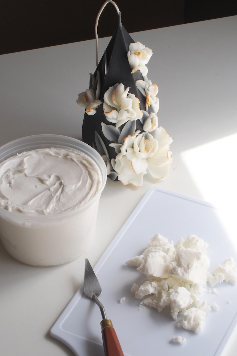 Soy Wax Palette Knife Sculpting Wax, DIY Art, 11oz
