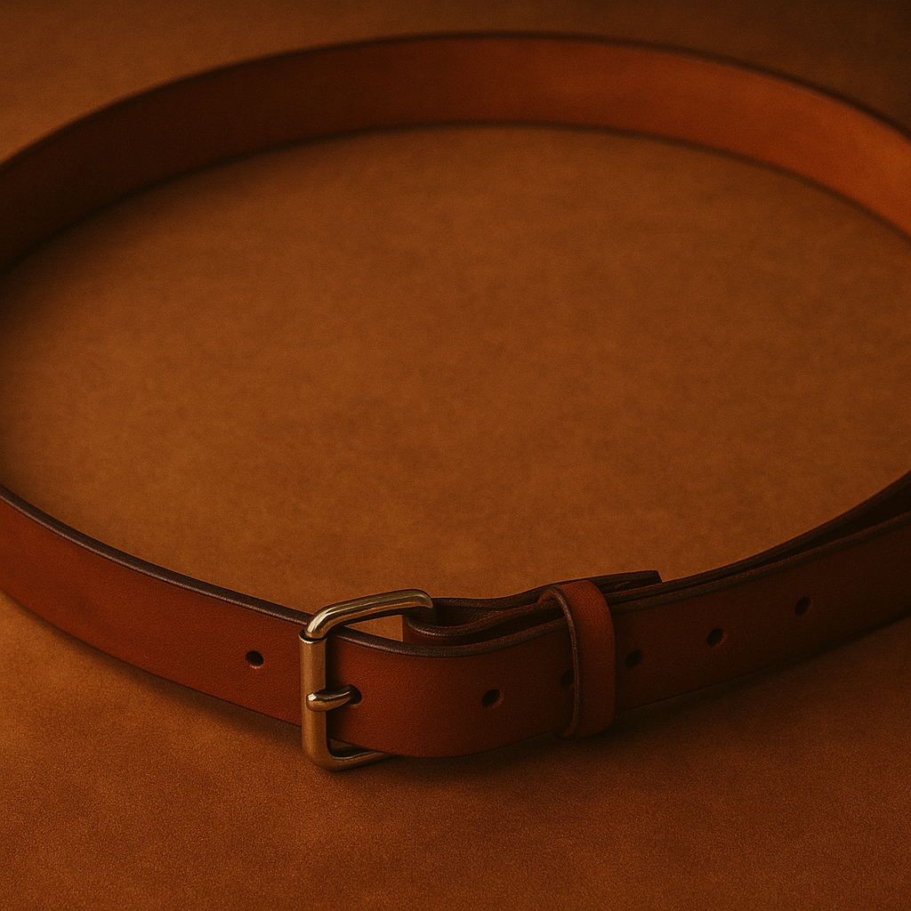Handmade Full Grain Leather Belt – Durable Workwear, Everyday Wear, Solid Hardware
